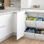 cubos de reciclaje para cocinas pequeñas